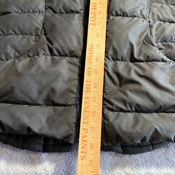 Lululemon Down Puffer Hooded Jacket Women's Gray Full Zip Lightweight M *Flaw - Picture 8 of 9